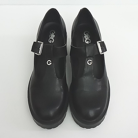 G by Guess Shoes Women's Size 10 Mary Jane Chunky Heel Buckle Strap Black Y2K - Picture 2 of 10
